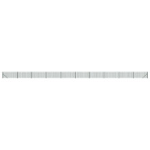 vidaXL Maschendrahtzaun mit Bodenflansch Grün 1x25 m