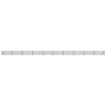 vidaXL Maschendrahtzaun mit Bodenflansch Grün 0,8x25 m