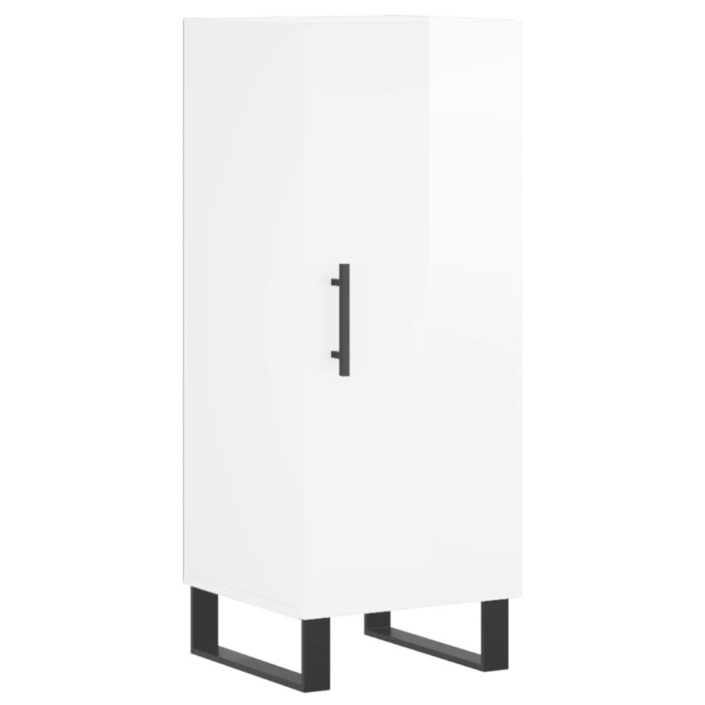 Vidaxl (High Gloss ) Sideboard Storage Cabinet Side Cabinet Cupboard Engineered Wood White