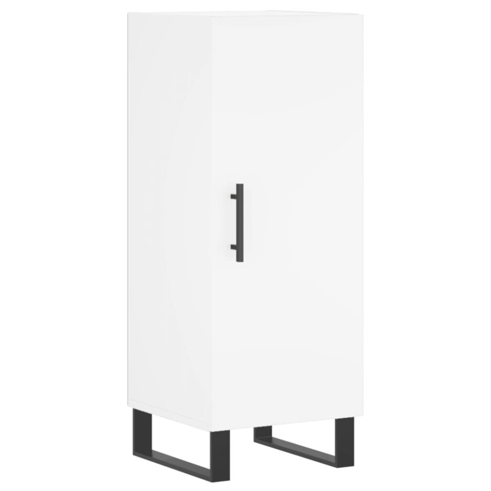 Vidaxl (White) Sideboard Storage Cabinet Side Cabinet Cupboard White Engineered Wood