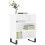 VidaXL (high gloss white) vidaXL Sideboard Storage Cabinet Cupboard Side Cabinet White Engineered Wood 3