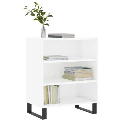 VidaXL (high gloss white) vidaXL Sideboard Storage Cabinet Cupboard Side Cabinet White Engineered Wood 2