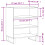VidaXL (high gloss white) vidaXL Sideboard Storage Cabinet Cupboard Side Cabinet White Engineered Wood 4