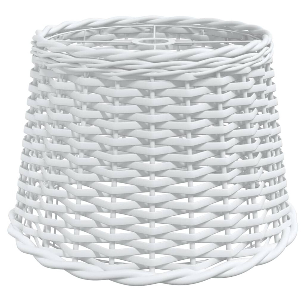 (white, 40 x 26 cm) vidaXL Ceiling Lamp Shade Ceiling Light Shade Pendant Lamp Shade White Wicker