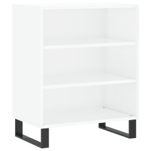 (high gloss white) vidaXL Sideboard Storage Cabinet Cupboard Side Cabinet White Engineered Wood
