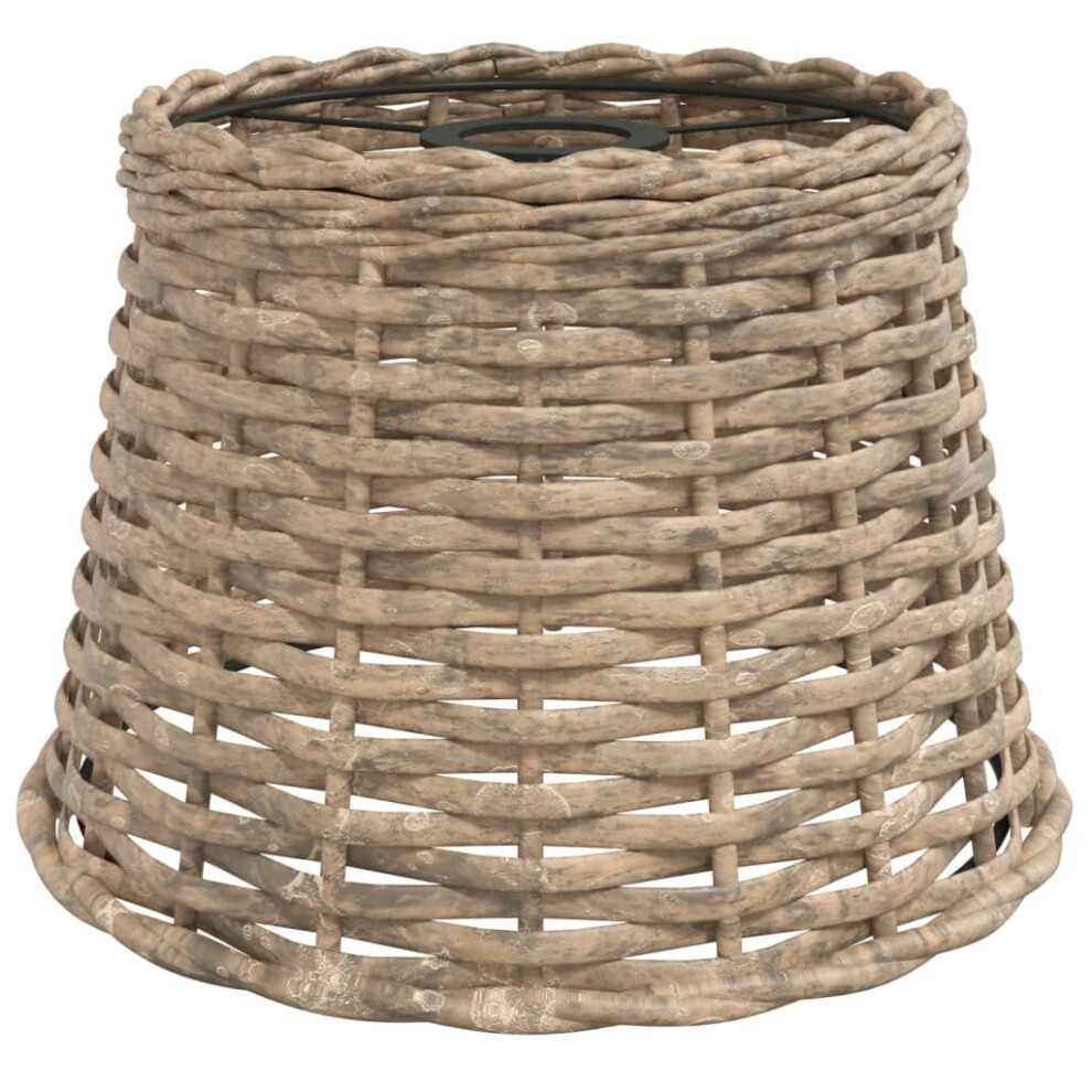 (brown, 25 x 17 cm) vidaXL Ceiling Lamp Shade Ceiling Light Shade Pendant Lamp Shade White Wicker