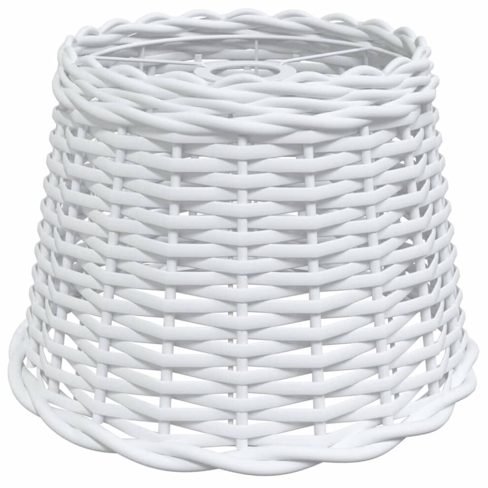 (white, 30 x 20 cm) vidaXL Ceiling Lamp Shade Ceiling Light Shade Pendant Lamp Shade White Wicker