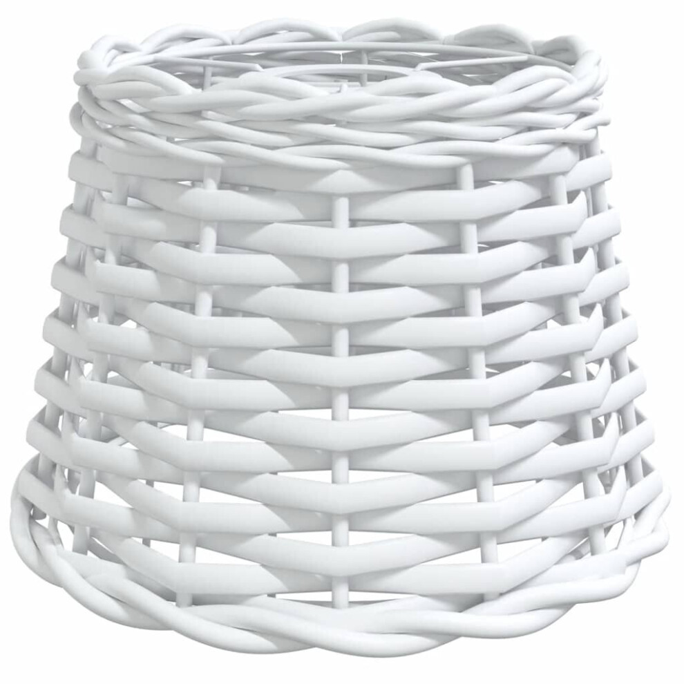 (white, 20 X 15 cm) vidaXL Ceiling Lamp Shade Ceiling Light Shade Pendant Lamp Shade White Wicker