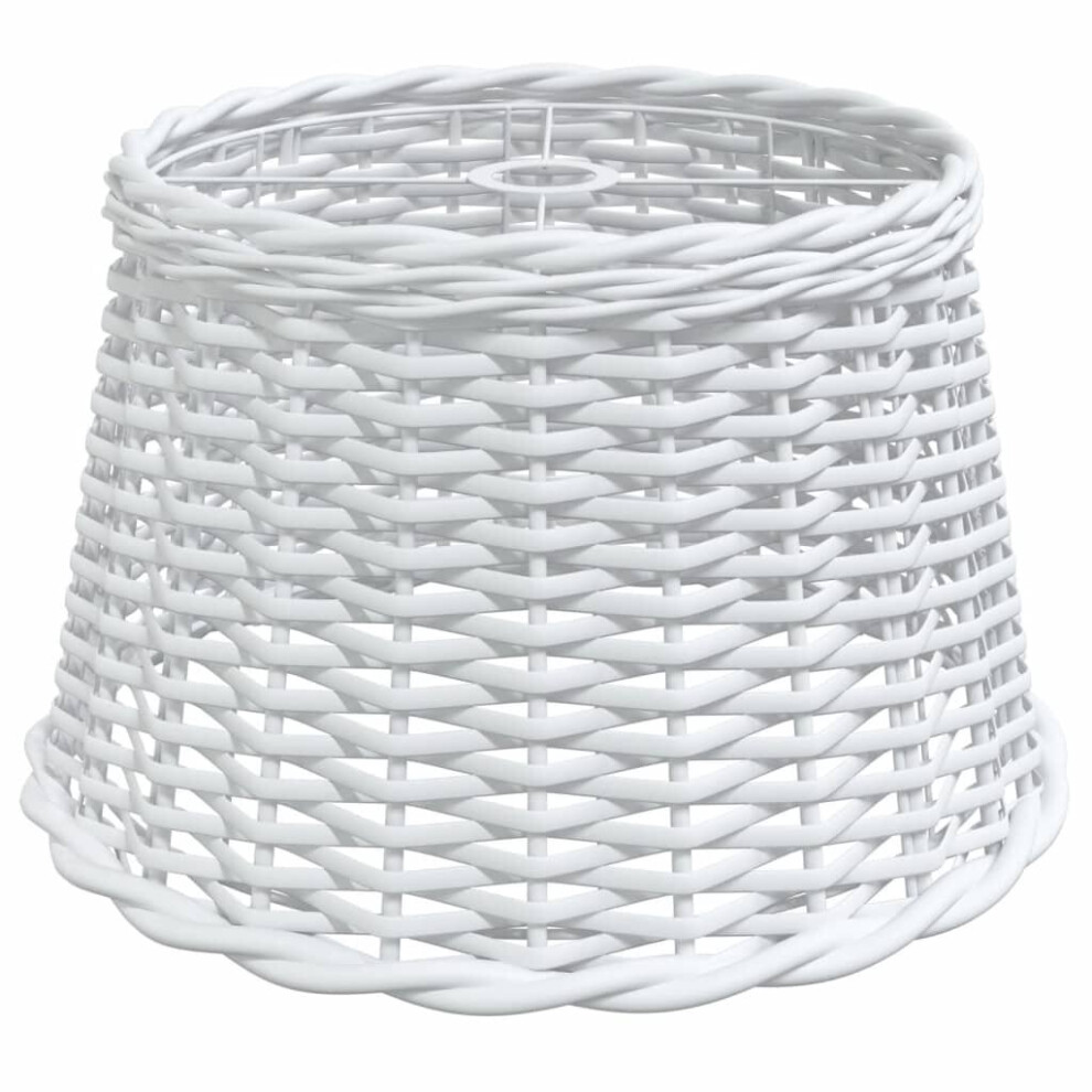 (white, 45 x 28 cm) vidaXL Ceiling Lamp Shade Ceiling Light Shade Pendant Lamp Shade White Wicker