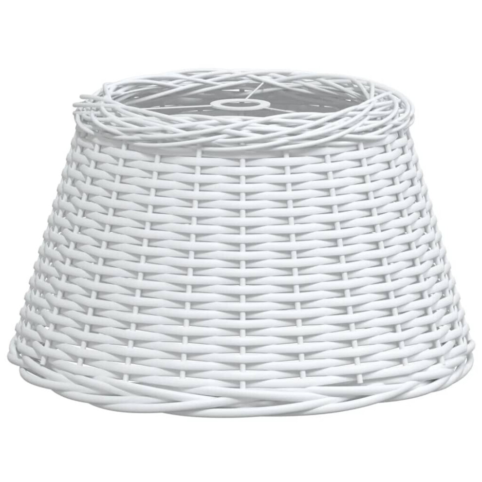 (white, 50 x 30 cm) vidaXL Ceiling Lamp Shade Ceiling Light Shade Pendant Lamp Shade White Wicker