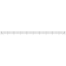 vidaXL Maschendrahtzaun Anthrazit 0,8x25 m Verzinkter Stahl