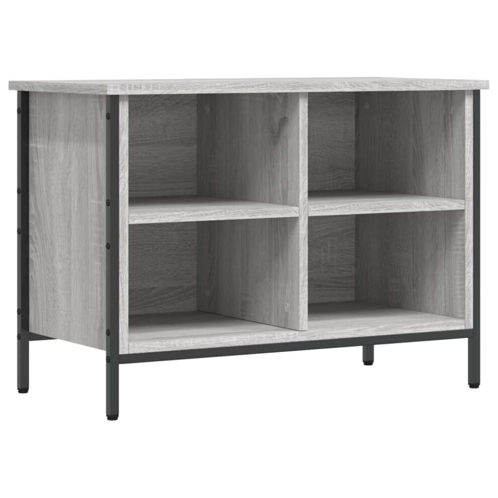 Vidaxl (Grey Sonoma, 69 X 35 X 50 Cm) Shoe Cabinet Shoe Rack Shoe Storage Shelf Holder Stand Engineered Wood