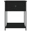 VidaXL (black, 2 pcs) vidaXL Bedside Tables Side Table Nightstand 2 pcs Sonoma Oak Engineered Wood 7