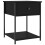VidaXL (black, 2 pcs) vidaXL Bedside Tables Side Table Nightstand 2 pcs Sonoma Oak Engineered Wood 3