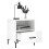 VidaXL (high gloss white, 2 pcs) vidaXL Bedside Cabinet Bed Table Nightstand Side Table White Engineered Wood 3