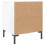 VidaXL (high gloss white, 2 pcs) vidaXL Bedside Cabinet Bed Table Nightstand Side Table White Engineered Wood 9