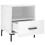 VidaXL (high gloss white, 2 pcs) vidaXL Bedside Cabinet Bed Table Nightstand Side Table White Engineered Wood 5