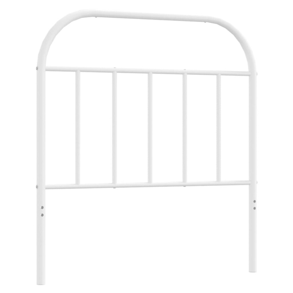 (white, 80 cm) vidaXL Metal Headboard Bedroom Accessory Bed Header Bed Headboard Black 160 cm