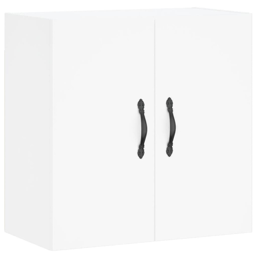 Vidaxl (White) Wall Cabinet Storage Cabinet Display Cabinet White Engineered Wood