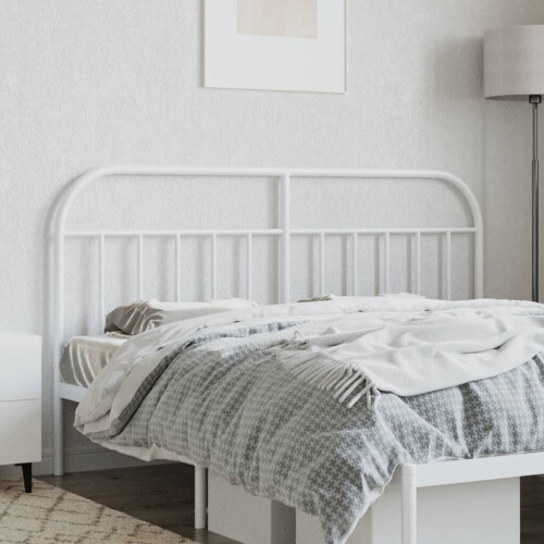 VidaXL (white, 180 cm) vidaXL Metal Headboard Bedroom Accessory Bed Header Decorative Bed Headboard 2