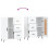 VidaXL (high gloss white) vidaXL Sideboard Storage Cabinet Side Cabinet Cupboard White Engineered Wood 9
