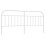VidaXL (white, 200 cm) vidaXL Metal Headboard Bedroom Accessory Bed Header Decorative Bed Headboard 1