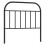 VidaXL (black, 100 cm) vidaXL Metal Headboard Bedroom Accessory Bed Header Decorative Bed Headboard 1