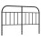 VidaXL (black, 135 cm) vidaXL Metal Headboard Bedroom Accessory Bed Header Decorative Bed Headboard 1