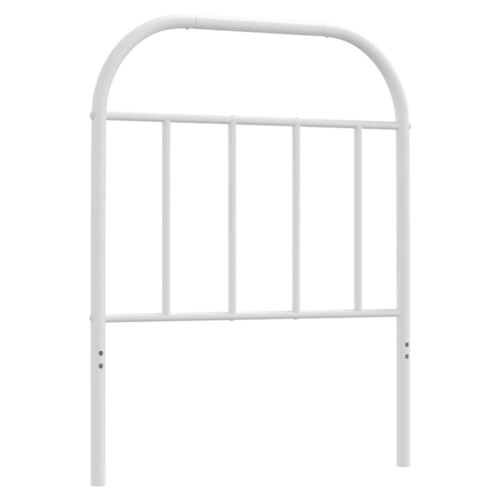 (white, 75 cm) vidaXL Metal Headboard Bedroom Accessory Bed Header Bed Headboard Black 160 Cm