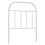 VidaXL (white, 75 cm) vidaXL Metal Headboard Bedroom Accessory Bed Header Decorative Bed Headboard 2