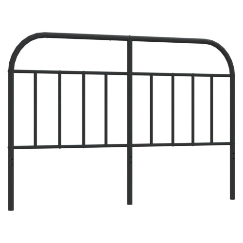 VidaXL (black, 135 cm) vidaXL Metal Headboard Bedroom Accessory Bed Header Decorative Bed Headboard 1