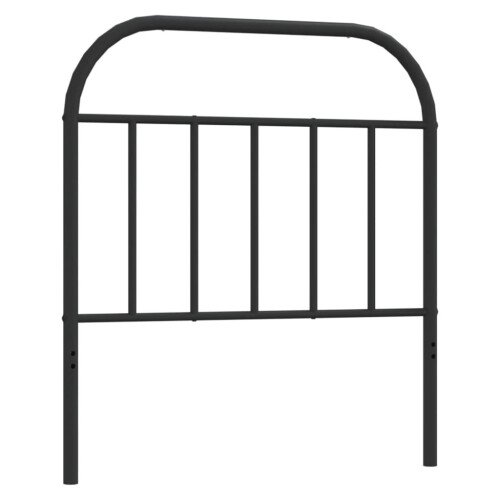 VidaXL (black, 80 cm) vidaXL Metal Headboard Bedroom Accessory Bed Header Decorative Bed Headboard