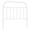 VidaXL (white, 100 cm) vidaXL Metal Headboard Bedroom Accessory Bed Header Decorative Bed Headboard 1