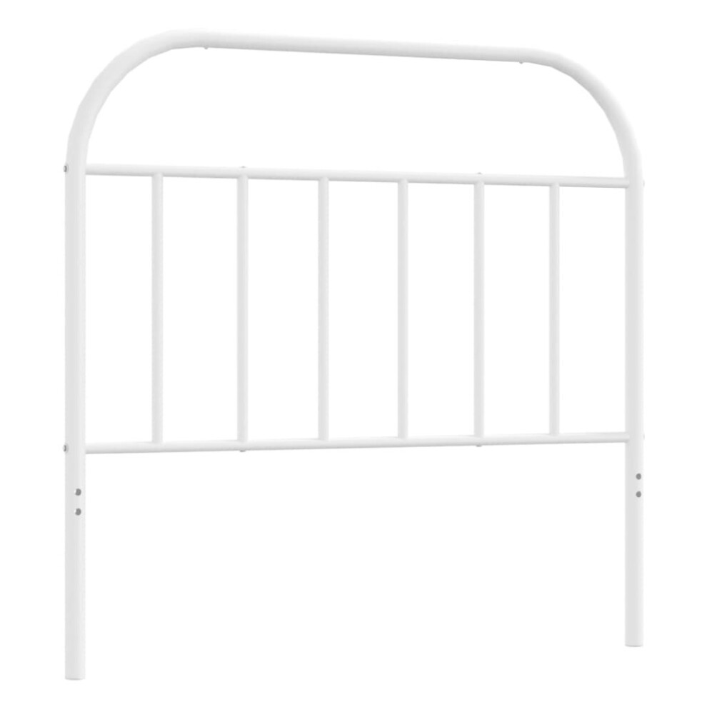 (white, 100 cm) vidaXL Metal Headboard Bedroom Accessory Bed Header Bed Headboard Black 160 cm