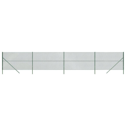 VidaXL vidaXL Maschendrahtzaun Grün 1,6x10 m 1