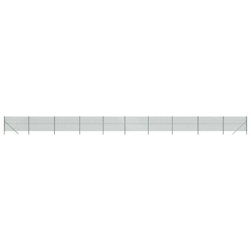 VidaXL vidaXL Maschendrahtzaun Grün 1,6x25 m 1