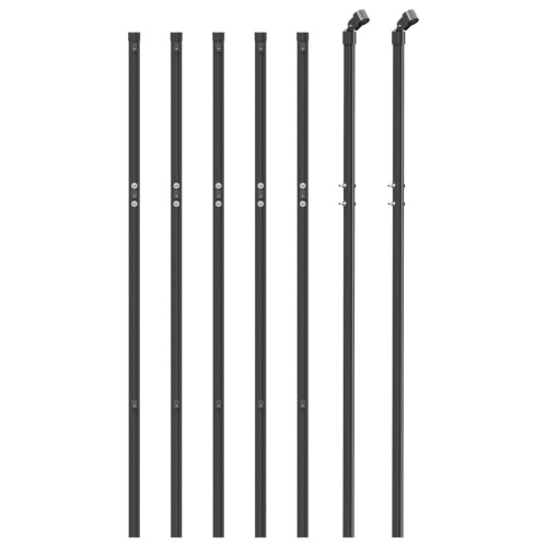 VidaXL vidaXL Maschendrahtzaun Anthrazit 1x10 m 2