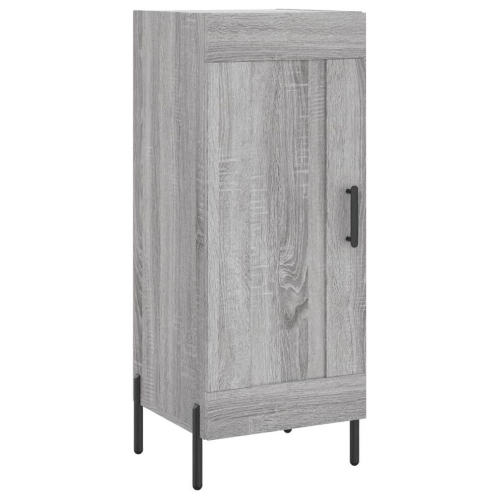 (grey sonoma) vidaXL Sideboard Storage Side Cabinet Cupboard Sonoma Oak Engineered Wood