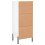 VidaXL (high gloss white) vidaXL Sideboard Storage Side Cabinet Cupboard Sonoma Oak Engineered Wood 8