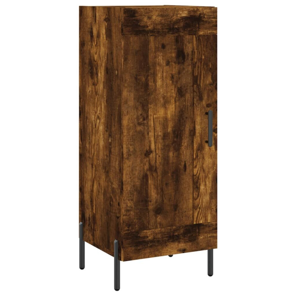 (smoked oak) vidaXL Sideboard Storage Side Cabinet Cupboard Sonoma Oak Engineered Wood