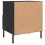 VidaXL (black, 2 pcs) vidaXL Bedside Cabinet Bed Table Nightstand Side Table White Engineered Wood 9