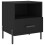 VidaXL (black, 2 pcs) vidaXL Bedside Cabinet Bed Table Nightstand Side Table White Engineered Wood 6