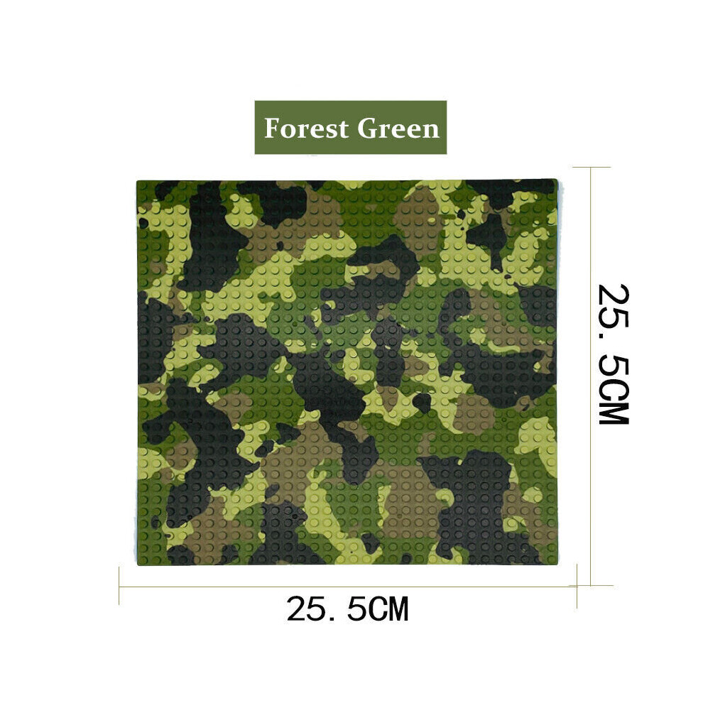 (  Forest Green) Base Plate City Creek River Beach Corner Grass Island for LEGO Boards 32X32 Dots