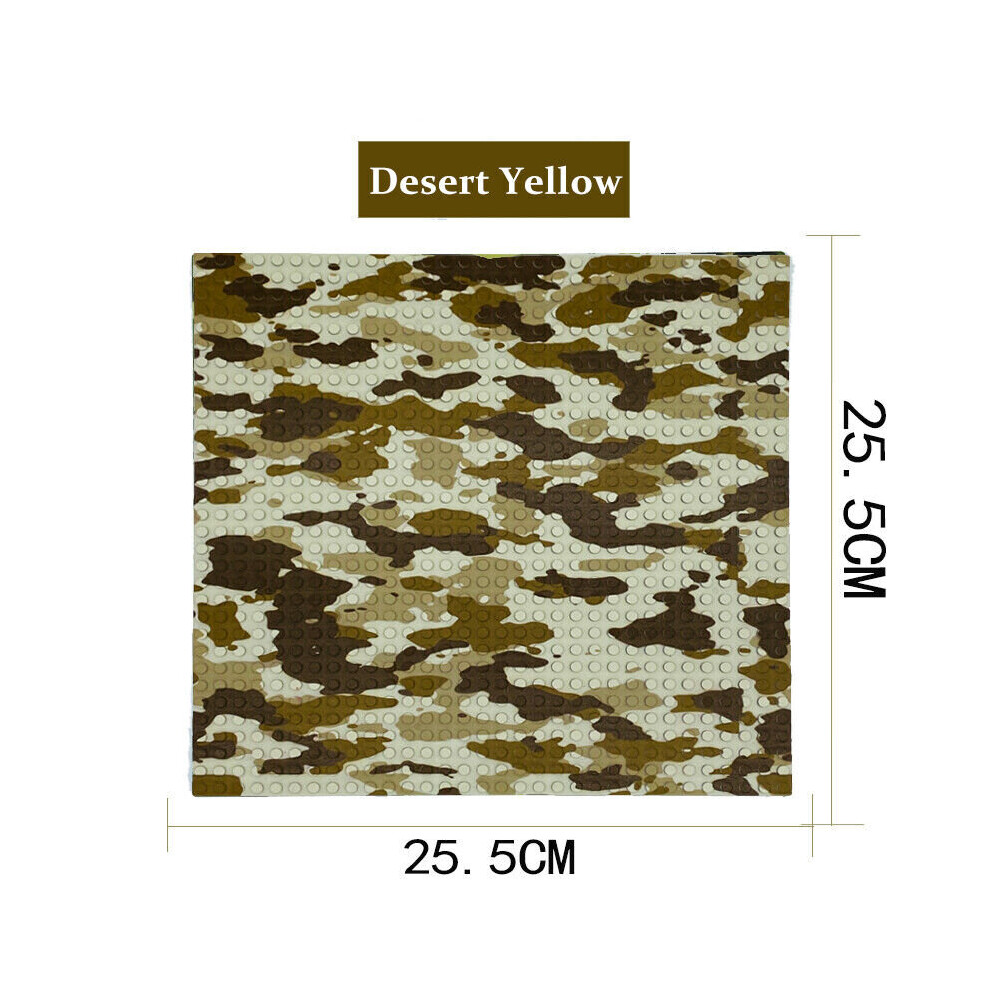 (  Desert Yellow) Base Plate City Creek River Beach Corner Grass Island for LEGO Boards 32X32 Dots