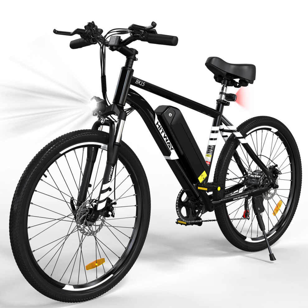 (Black) HITWAY EBike 26" up 90KM Fold Citybike