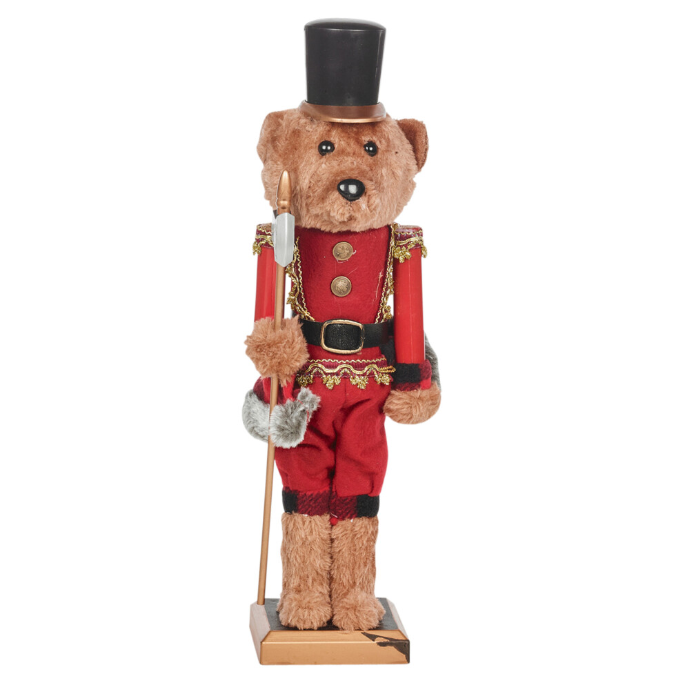 (38cm) Christmas Luxury Bear Nutcracker Soldier Ornament