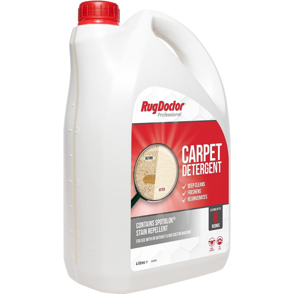 Rug Doctor Carpet Detergent with SpotBlok, 4 Litre