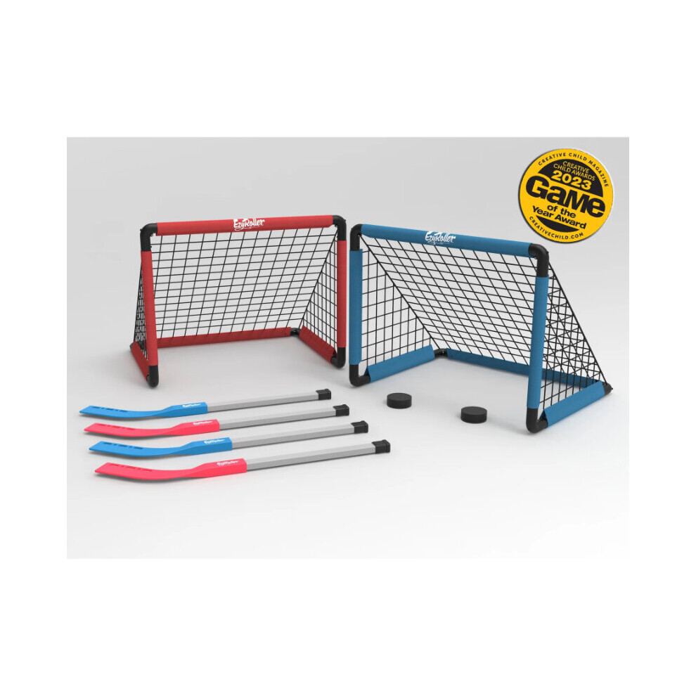 EzyRoller Hockey Set with Goals, Pucks and Sticks