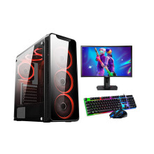 FCS Fast Gaming Intel Quad Core i5 16GB RAM 1TB HDD+128GB SSD PC Bundle & Speakers 22" Monitor - Refurbished