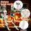 5PC Halloween 16" Full Body Posable Skeleton House Decoration 6